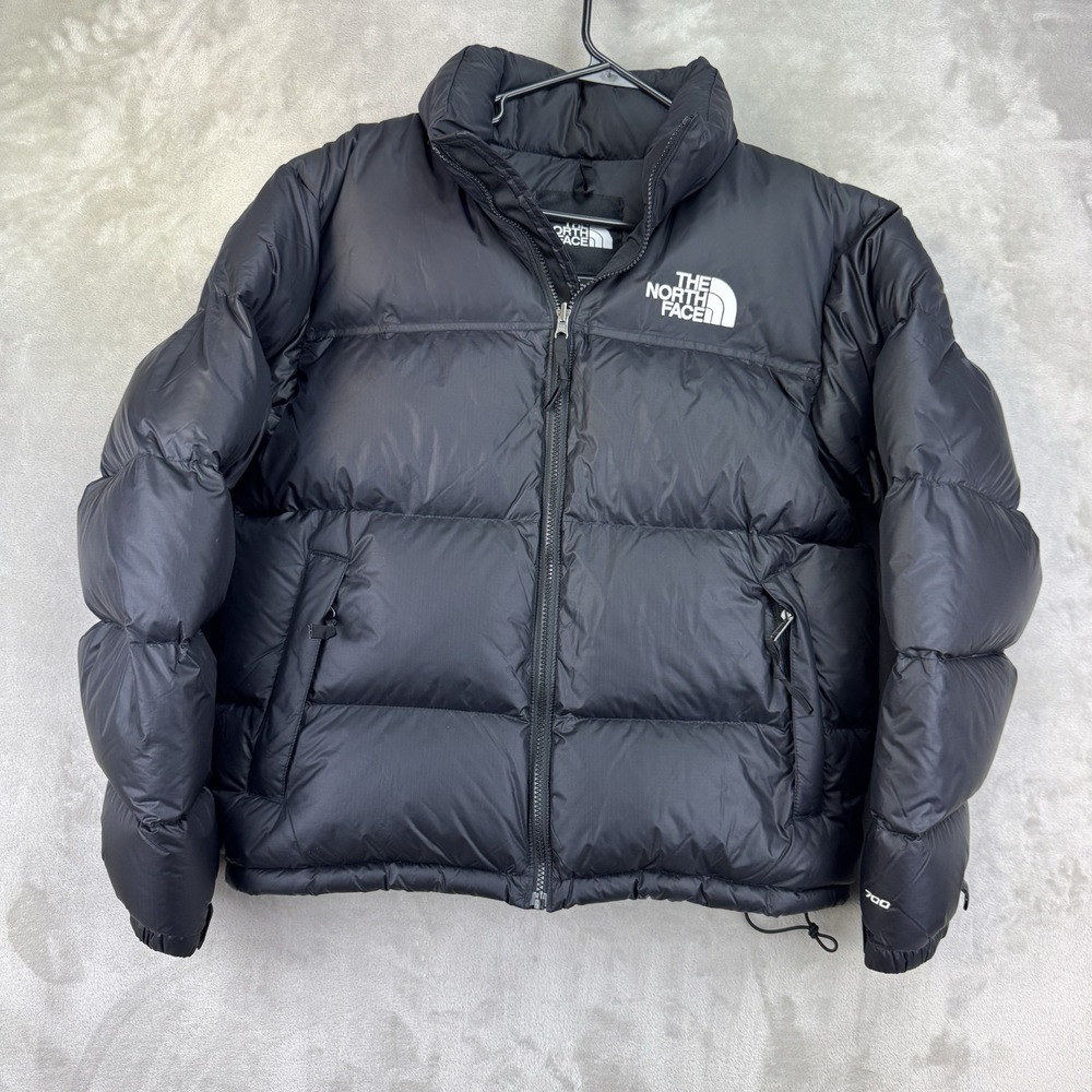 The North Face Black 1996 Retro Nuptse 700 Down Puffer Jacket Coat Size Medium - Picture 2 of 16